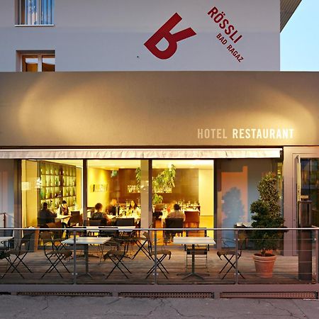 Hotel Restaurant Roessli Bad Ragaz Exterior foto