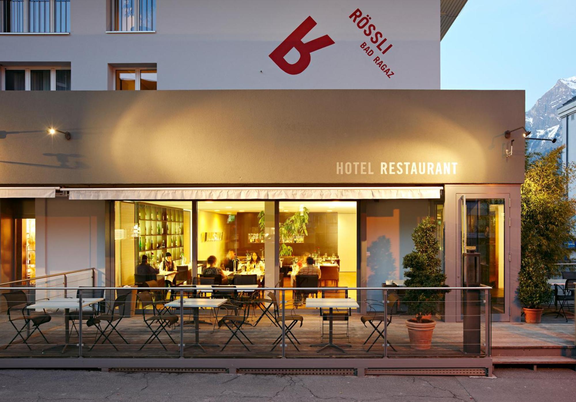 Hotel Restaurant Roessli Bad Ragaz Exterior foto